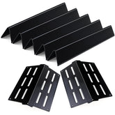 Dictirdy porcelain flavorizer bar delivers even heat for consistent grilling.