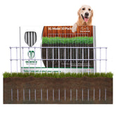 Dig Defence original animal barrier fence, 24-inch length enables no-dig installation for pet containment.