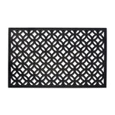 DII rubber doormat all weather lattice 18x30, durable for year-round entryways