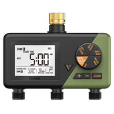 Diivoo Brass 3-Zone timer front view with clear display for easy scheduling