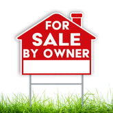 Dimarongton FSBO sign front view with high-contrast text for curbside readability.