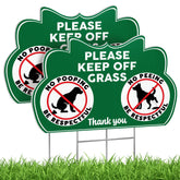 DIMARONGTON keep-off-grass-sign-8x12 double-sided for lawn visibility.
