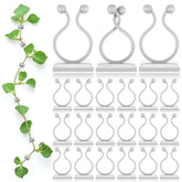 DIMROM clear plant clips set for indoor climbing plants with discreet visibility