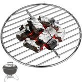 Dinlon 10.5-inch charcoal grate for Weber Smokey Joe delivering even heat and airflow.