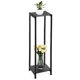 Dipion extra tall plant stand 40-inch front view highlights space-saving design