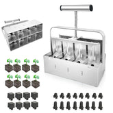 DKALIO upgraded soil blocker handheld for quick, uniform 2-inch blocks.