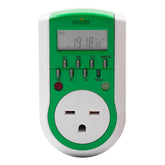 DL Wholesale Grow1 timer front view with illuminated display for precise scheduling.
