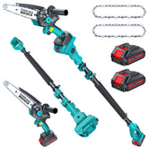 DocSmart 8-inch electric tree saw in action for high branch pruning