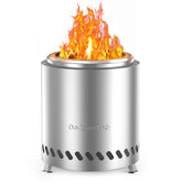 Dodometrek Table Top Fire Pit Mini in compact stainless design for cozy outdoor evenings.