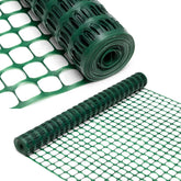 DOEWORKS safety fence 4x100 ft green roll for quick outdoor boundary.