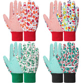 DOFOWORK garden gloves with non-slip dots for secure grip during planting