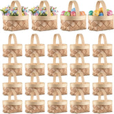 DOITOOL mini woven basket with handle ideal for gift presentation and favors