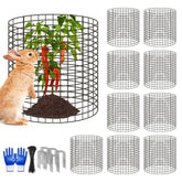 Doksving chicken wire cloche 11.8x11.8 inches protects delicate plants from pests