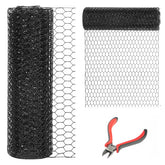 DOLEMODUO 48in x 150ft chicken wire mesh roll for reliable garden fencing.