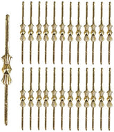 Dong Huang bow tie crystal connector pins for crystal curtains and chandeliers.