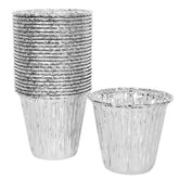 DONSIQIZZ 25-pack mini grease bucket liners for Traeger Ranger; durable aluminum for easy cleanup.