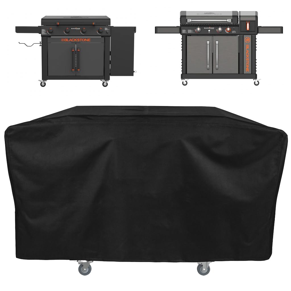 DONSIQIZZ 36-inch hood griddle cover protects Blackstone from rain and dust.