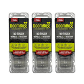 DoomBox See-It-All design lets you watch the trap without opening, reducing mess.