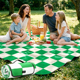 Doonly large picnic blanket with 78x78 inch surface for family gatherings