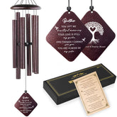 Doopeer memorial wind chime bronze finish 32-inch for lasting remembrance on the porch.