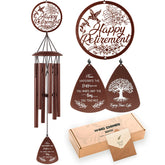 Doopeer retirement wind chimes hummingbird branch detail for outdoor ambiance.