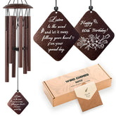 Doopeer wind chime 32-inch bronze tone for outdoor decor and calming evenings.