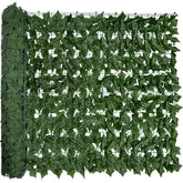 DOPGIB artificial ivy privacy screen in full view for lush outdoor privacy.