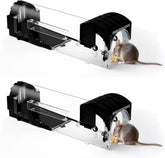DOPKUSS humane mouse traps in-set view showing enlarged entry for easier capture.