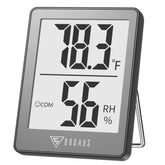 DOQAUS digital hygrometer with 5s refresh for quick room data