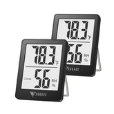 DOQAUS humidity meter 2-pack front view for compact room monitoring