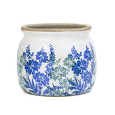 Dosayes flower pot with ice crack glaze for stylish indoor display.