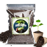 Doter seed starter mix 1qt bag supports quick germination and easy starting.