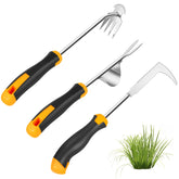 Dotet 3-pack weeding tools in action for tidier garden beds and borders.