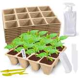 Doubleggs seed starter tray with 120 cells for organized indoor seedling start.