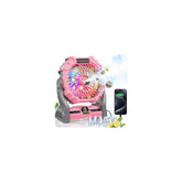 DowillDo misting fan with RGB lantern offers portable outdoor cooling.