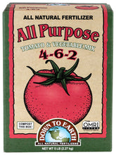 Down To Earth organic tomato & vegetable mix bottle pour for steady plant feeding