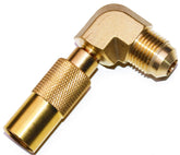 DOZYANT brass elbow connector 3/8 flare for RV low-pressure hookup