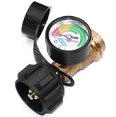 DOZYANT propane tank gauge level indicator with Type 1 connection for quick fuel readings.
