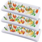 DR.DUDU inflatable serving bar with ice container keeps food cold at outdoor parties
