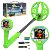 DR.ÖTEK Kids Metal Detector with 2.4-inch display for engaging treasure hunts.
