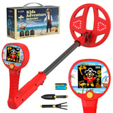 DR.ÖTEK Kids Metal Detector color LCD display for engaging treasure hunts.