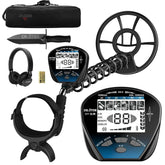DR.ÖTEK metal detector with 10-inch coil—ideal for broad beach treasure scanning.