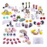 Dracarys fairy garden accessories set for colorful, imaginative outdoor scenes.
