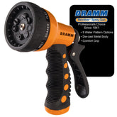 Dramm Revolver heavy-duty metal nozzle with nine patterns for versatile watering.