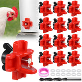 Dreyoo horizontal chicken water nipple kit for easy coop hydration and cleaner water