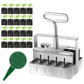 Dreyoo soil block maker handheld creates 20 seed blocks for germination