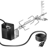 Dreyoo universal rotisserie motor for smooth 360° rotation and even cooking.