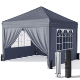 Driftalia 10x10 pop-up canopy assembly in action, quick setup for events
