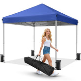 Driftalia 10x10 canopy setup in seconds for instant outdoor shade.