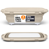 Drip EZ cutting board included with collapsible cup for quick meal prep.